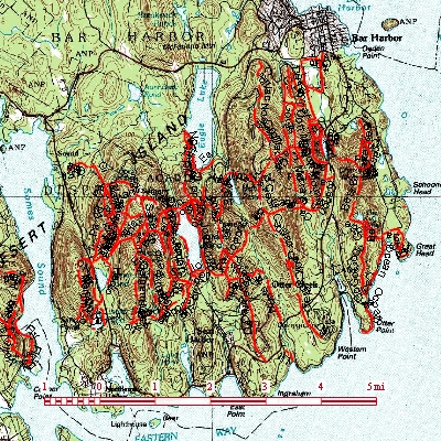 Gps Data For Acadia National Park Trails